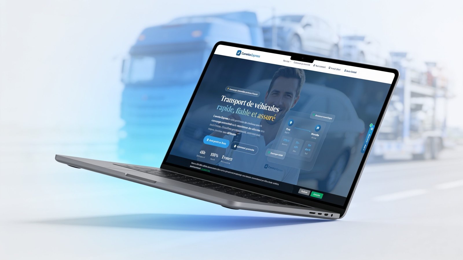 Conwise Express : un site en cocon sémantique qui capte la demande de convoyage
