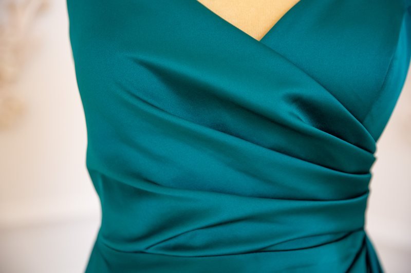 Robe satinée